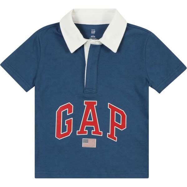 GAP Tričko indigo / červená / biela 63571180