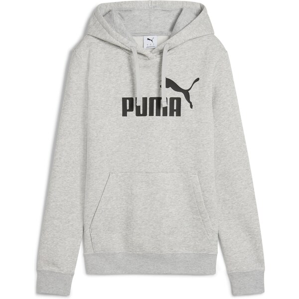 PUMA Športová mikina ESS No. 1 svetlosivá / čierna 64565391