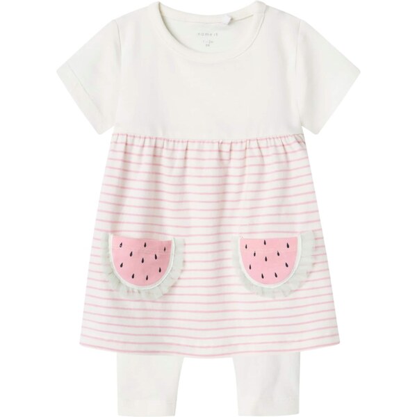 NAME IT Set NBFJABELLE ružová / čierna / biela 63594450