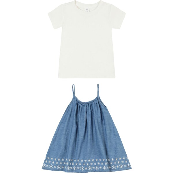 GAP Set modrá denim / biela 63571200