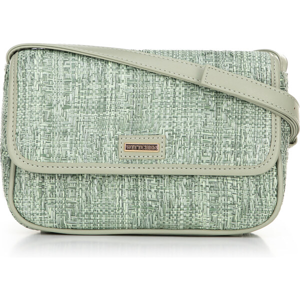 Wittchen Pletená crossbody s klopou malá zelená 66066596