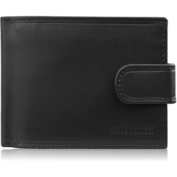 Paolo Peruzzi Pánska kožená peňaženka RFID | čierna AL-16-BL 63581825