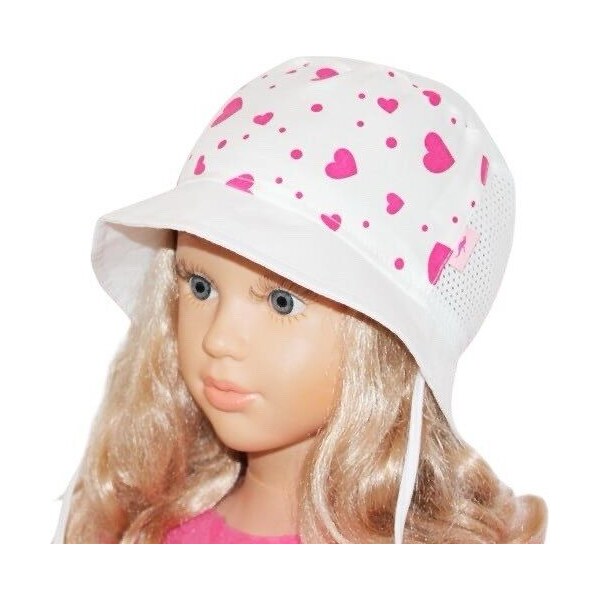 RADA Dievčenský letný Klobúk Zitka Srdce 46458153