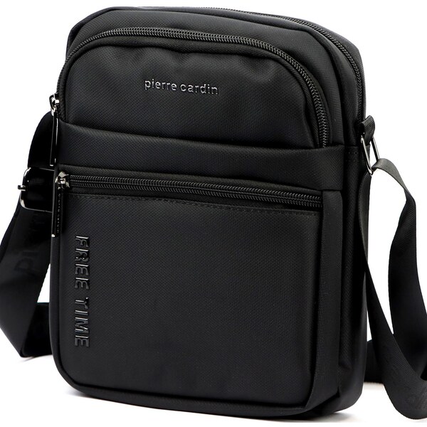 Pánska taška cez rameno z polyesteru Pierre Cardin 2061 ALAN09 63582384