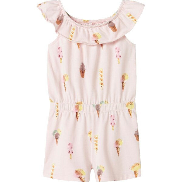 NAME IT Overal NMFJOBETH krémová / tmavožltá / tmavofialová / ružová 63817730