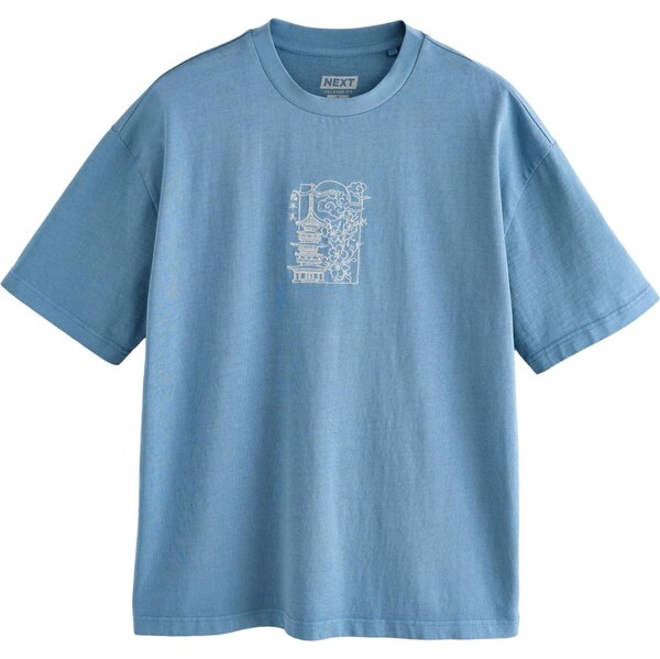 Next Tričko modrá / biela 63585910