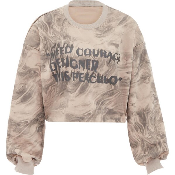 HOMEBASE Mikina béžová / kaki / čierna 65871213