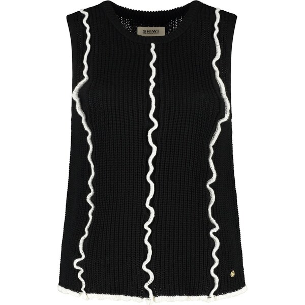 Shiwi Vyšívaný top Harley čierna / biela 64201658