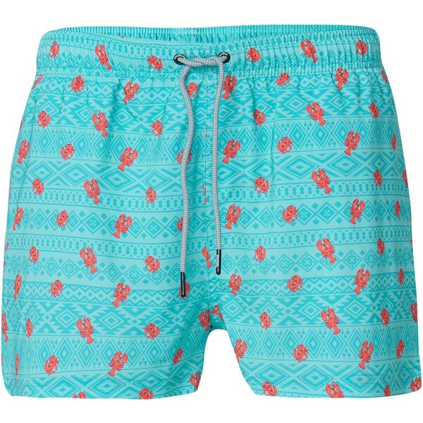 KOROSHI Plavecké šortky tyrkysová / nebesky modrá / červená / rubínová 64413704