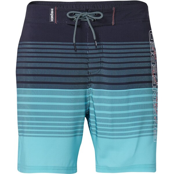 KOROSHI Plavecké šortky tyrkysová / koralová / čierna / biela 64413711