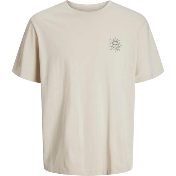 JACK & JONES Tričko JJJACKIE béžová / sivá 63594409