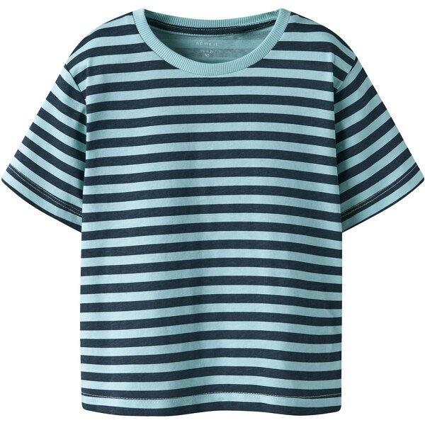 NAME IT Tričko NMMJivan modrozelená / čierna 63594442