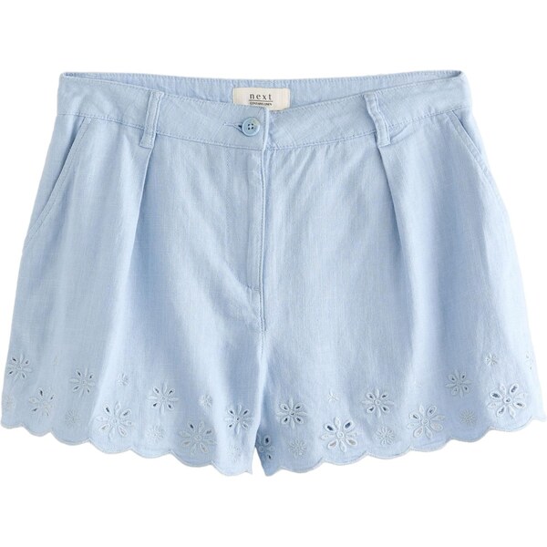 Next Plisované nohavice svetlomodrá 63665112