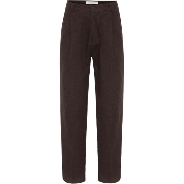 Antioch Plisované nohavice tmavohnedá 65652454