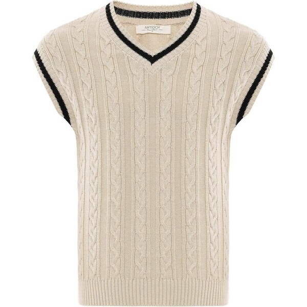 Antioch Sveter kamenná / čierna 65652479