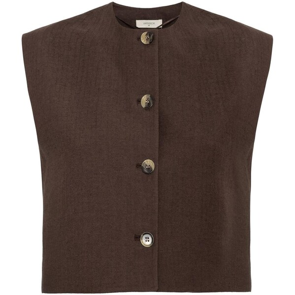 Antioch Vesta tmavohnedá / šedobiela 65730943