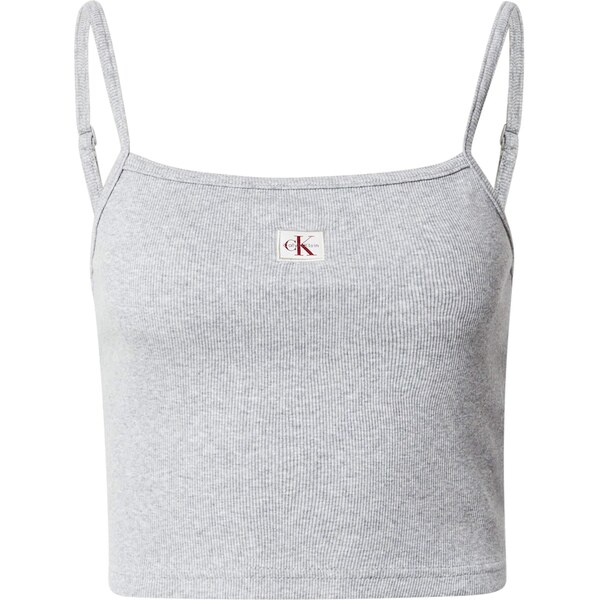 Calvin Klein Jeans Top sivá melírovaná 63594728