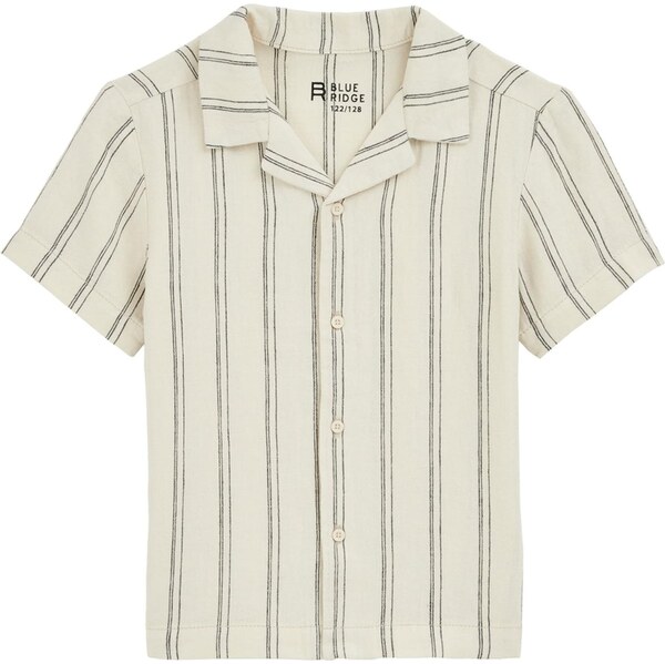 WE Fashion Košeľa nebielená / čierna 63594789