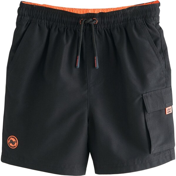 Next Plavecké šortky oranžovo červená / čierna 64465355