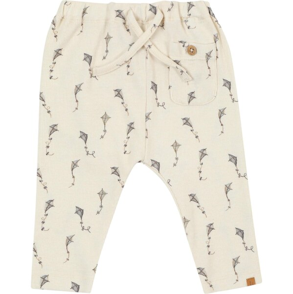 LilAtelier Nohavice Gavo Elo béžová / tmavosivá / čierna 63594786