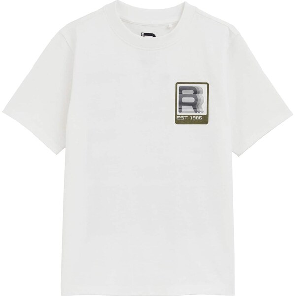 WE Fashion Tričko námornícka modrá / olivová / biela 65875214