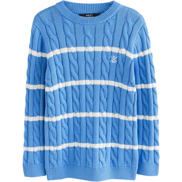 Next Sveter modrá / biela 64167018