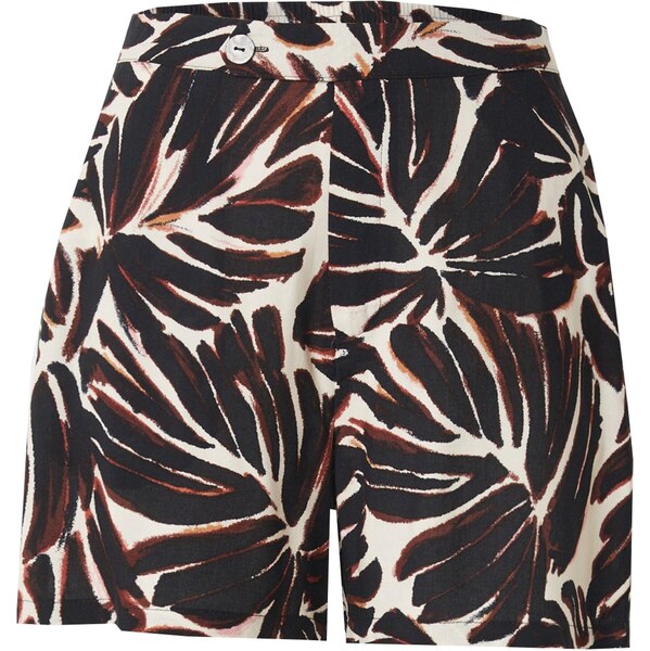 ONLY Nohavice ONLNOVA béžová / hnedá / čierna 64087510