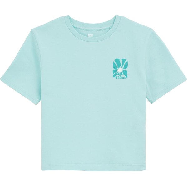 WE Fashion Tričko svetlomodrá / petrolejová / biela 65652533