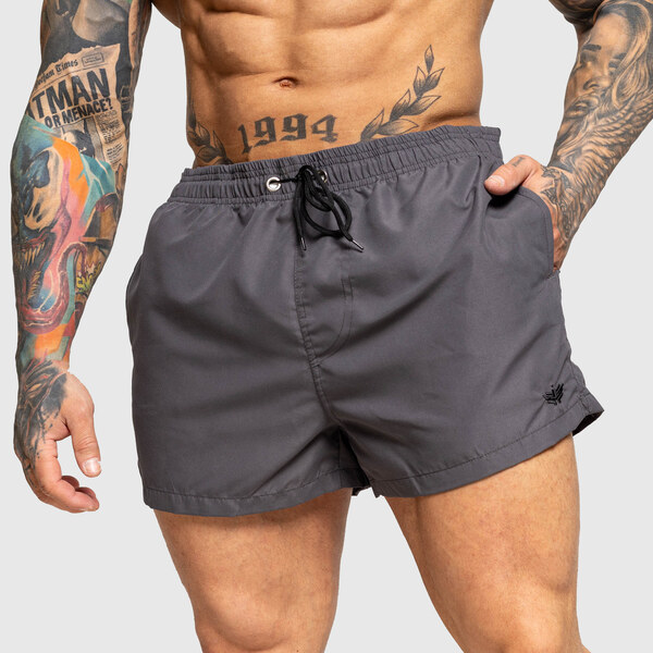 Pánske plavky Iron Aesthetics Beach Mode, sivé 63981686