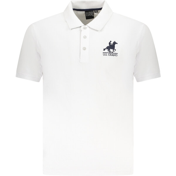 U.S. GRAND Pánske biele polo tričko US Grand 64709472