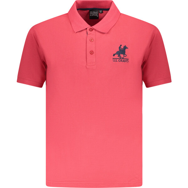 U.S. GRAND Pánske červené polo tričko 64711724