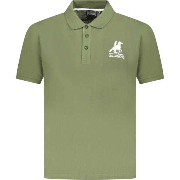 U.S. GRAND Pánske zelené polo tričko US Grand 64703456