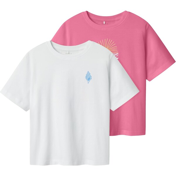 NAME IT Tričko NKFJASSA svetlomodrá / žltá / ružová / biela 63603151