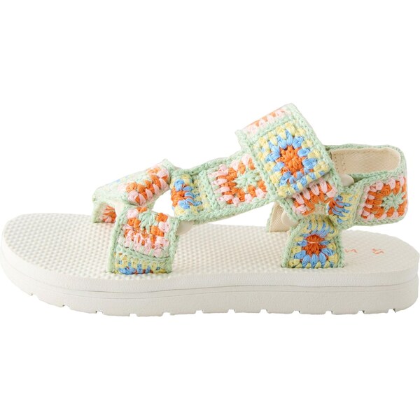 Next Sandále svetlomodrá / žltá / zelená / oranžová 65877280