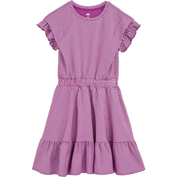 WE Fashion Šaty fialová / biela 63694829