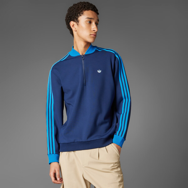 Adidas Mikina Originals 3-Stripes 1/4 Zip 63603267