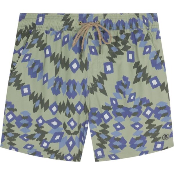 Scalpers Plavecké šortky zelená / kaki 64253809