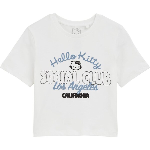 WE Fashion Tričko svetlomodrá / čierna / biela 65652584