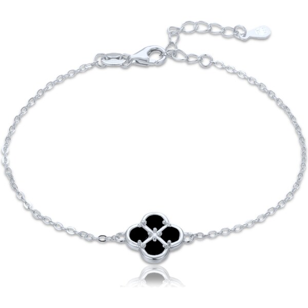 Olivie Strieborný náramok s čiernou perleťou TALIS 64919588