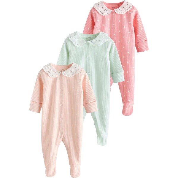 Next Pyžamo svetlozelená / ružová / pitaya / biela 63817679