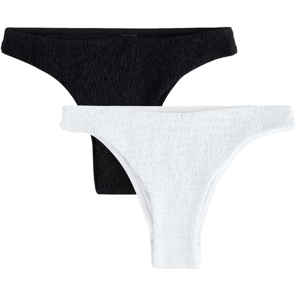 Next Bikinové nohavičky čierna / biela 65650498