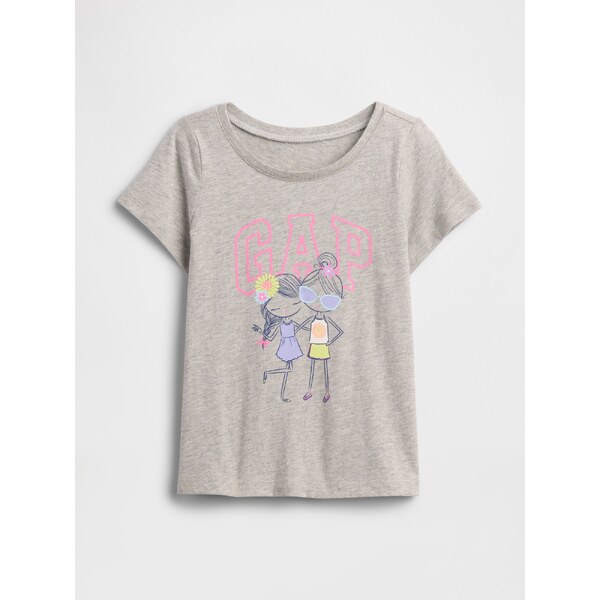 GAP Baby T-shirt with logo - Girls 64694324