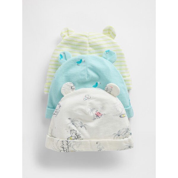 GAP Baby cotton hat, 3pcs - Boys 64694352