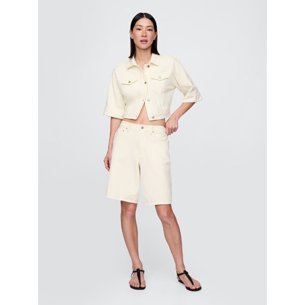 GAP Dámske Džínsové Šortky French Terry 778459-00 66265603