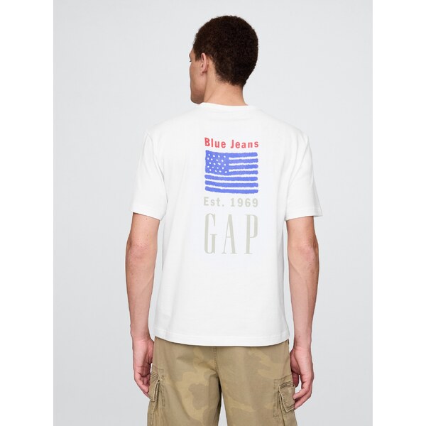 GAP T-shirt with Americana logo - Mens 64694358