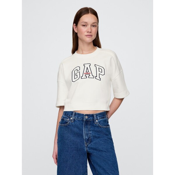 GAP Dámska Oversize crop mikina VintageSoft Americana 778442-02 66265692