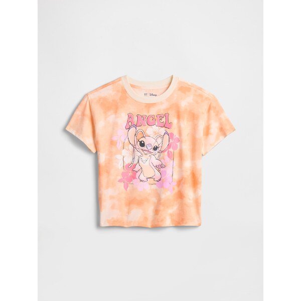 GAP Dievčenské oversize tričko Gap × Lilo & Stitch 781902-00 66265787