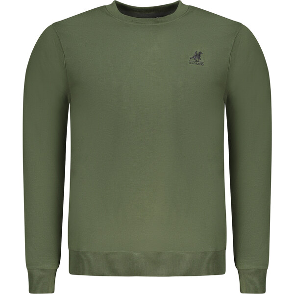 U.S. GRAND Zelená pánska mikina US Grand Polo 64708749