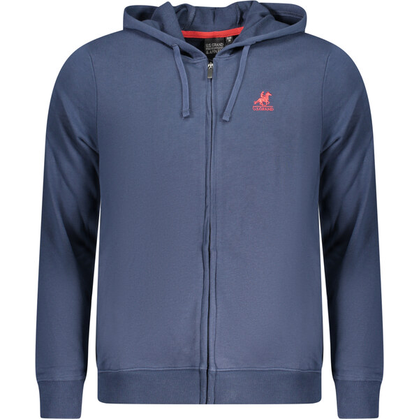 U.S. GRAND US GRAND POLO MENS BLUE ZIP-UP SWEATSHIRT 64710364