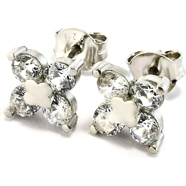 Strieborné náušnice Glare 791 63674723